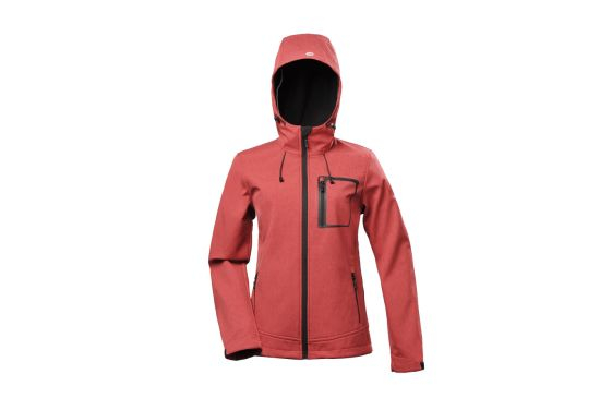 Lady′s Melange Softshell Windbreaker Waterproof Winter Outdoor Jacket