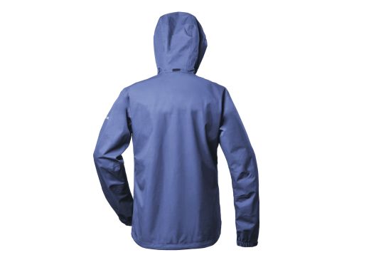 Men′s Waterproof Hoodie Windbreaker Polyester Twill Jacket