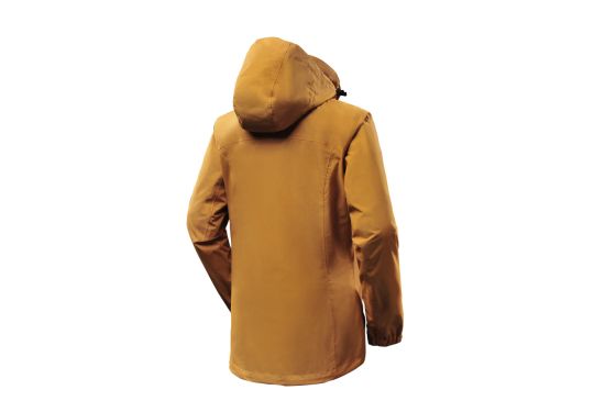 Lady′s Waterproof Detachable Hood Long Sleeve Body Warm Jacket