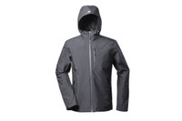 Men′s Waterproof Hoodie Polyester Twill Windbreaker Jacket