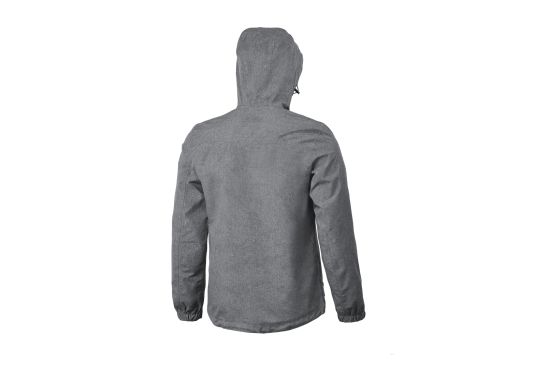 Men′s Waterproof Polyester Melange Hoodie Reflective Jacket
