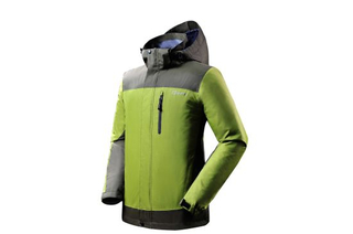 Men′s Windstopper Waterproof Taslon Green Long Sleeve Jacket